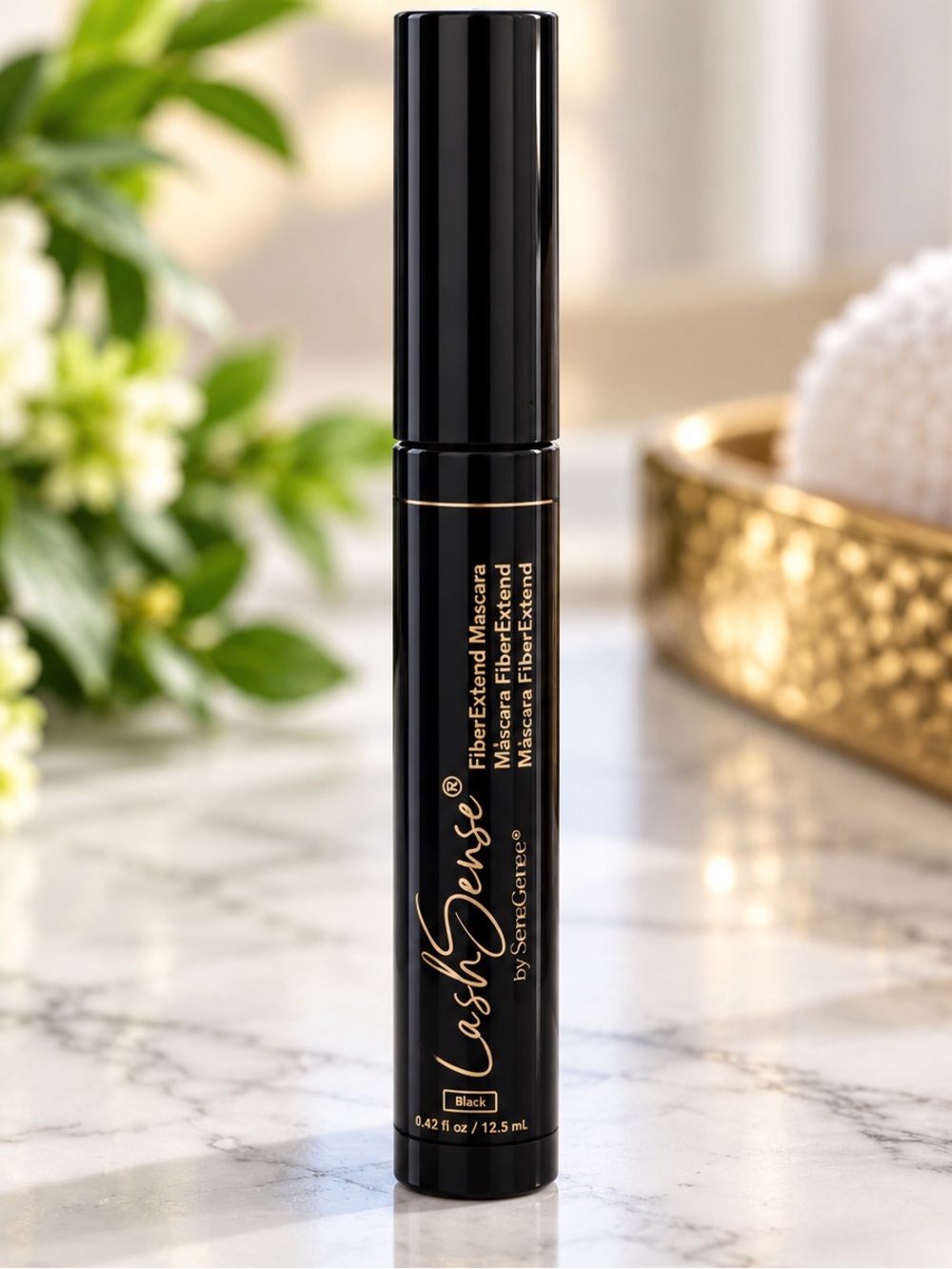 SeneGence LashSense FiberExtend Mascara Black NEW Full Size